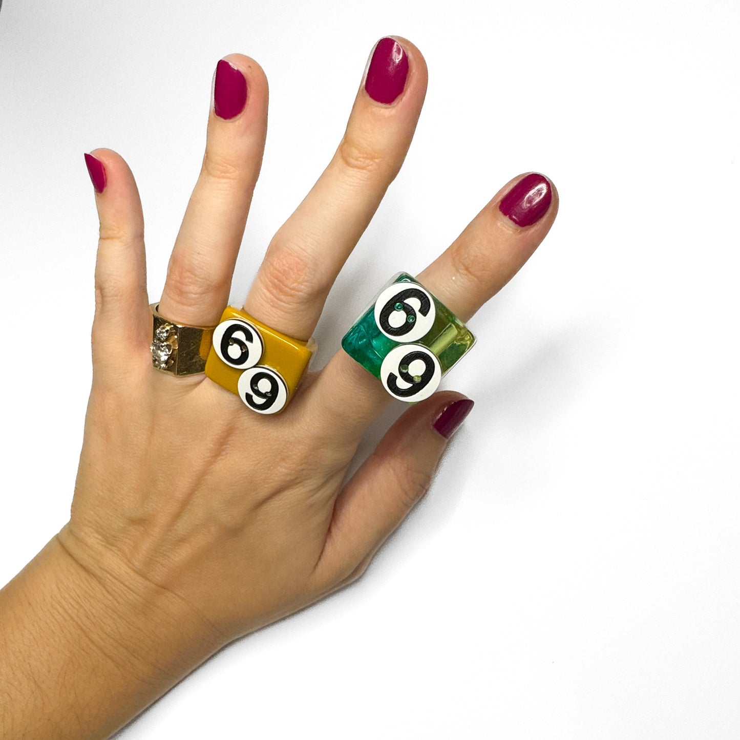 Acrylic “69” Ring